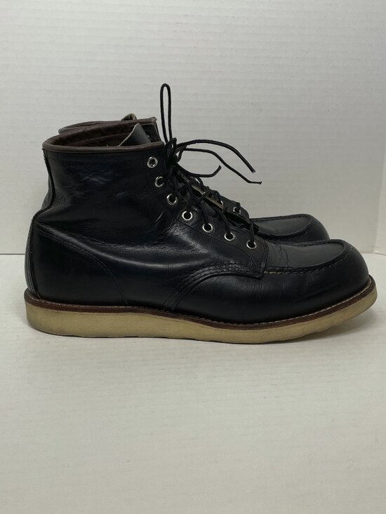 Red Wing Boots Men’s Size 11 D Leather 8890 Black Lace Up Work See Pics main image 4